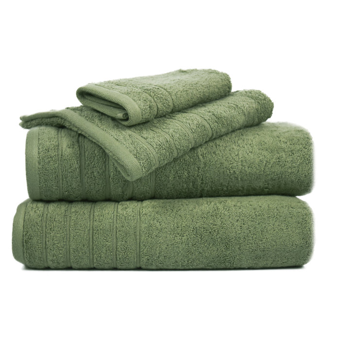 Charlton Home® Shantae Turkish Cotton Ribbed Bath Towels & Reviews